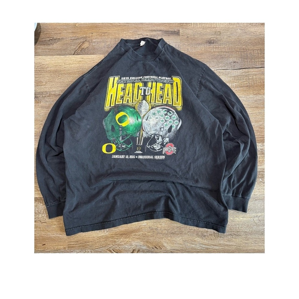 2015 Ohio State Vs Oregon‎ National Championship Long Sleeve Shirt